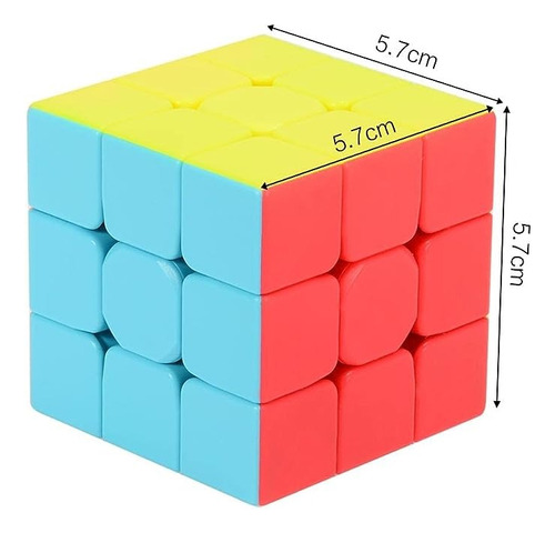 Cubo Mágico Moyu Meilong 3x3 Magnético Pronta Cor Da Estrutura Colorido